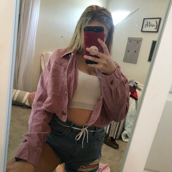 Pink cropped jacket !! - Picture 3 of 4